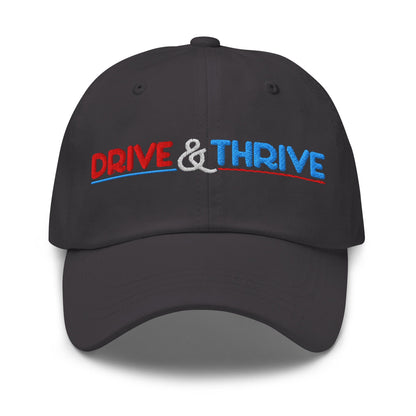 Drive & Thrive Embroidered Golf Cap - Funny Golf Tee by Swing Epic