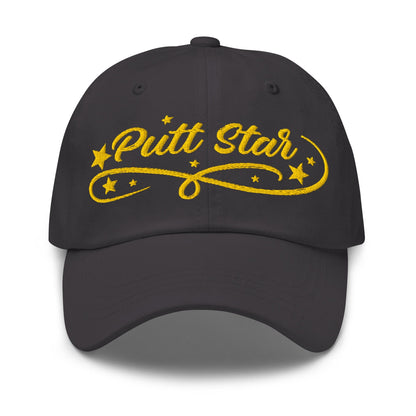 Putt Star Embroidered Golf Cap - Funny Golf Tee by Swing Epic