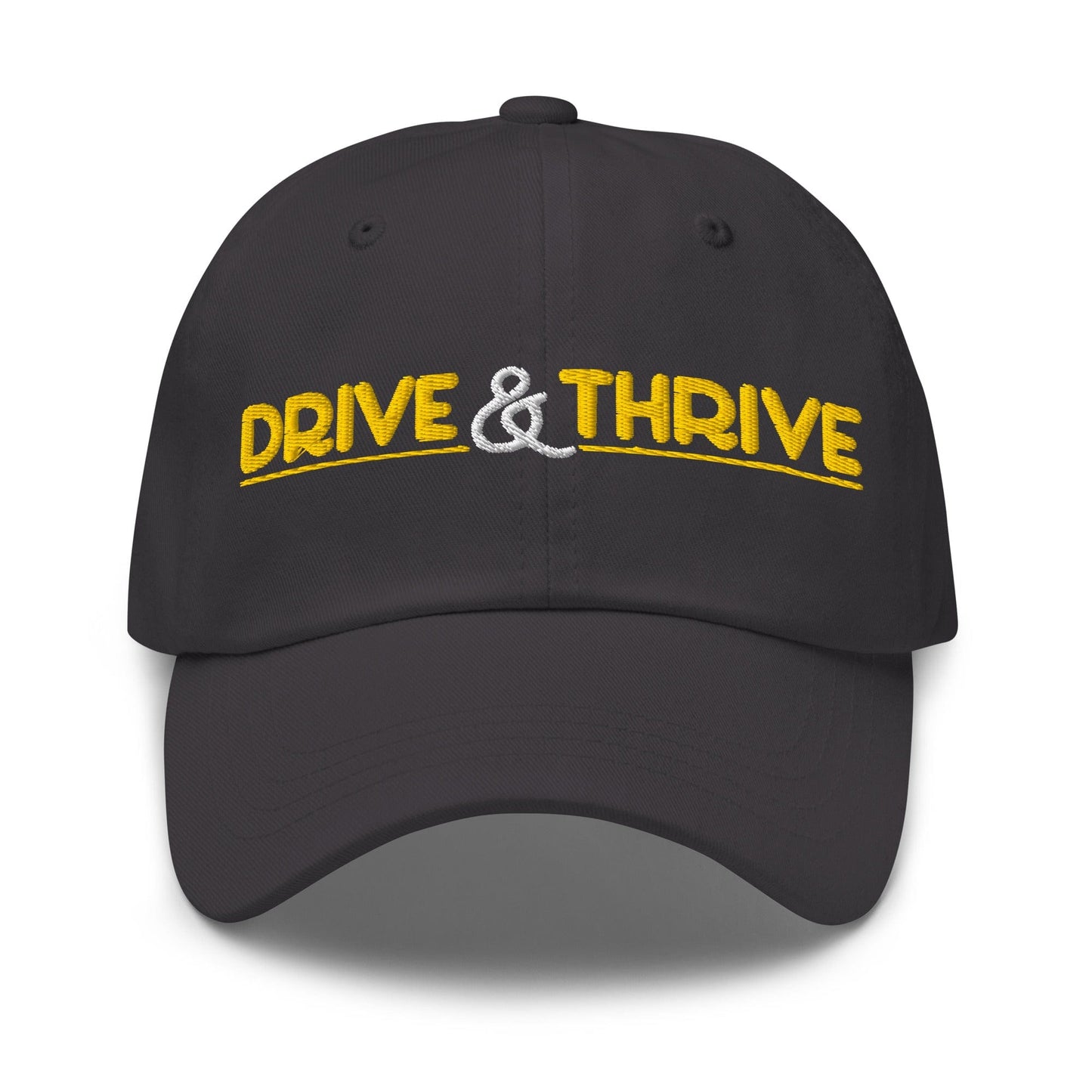 Drive & Thrive Embroidered Golf Cap - Funny Golf Tee by Swing Epic
