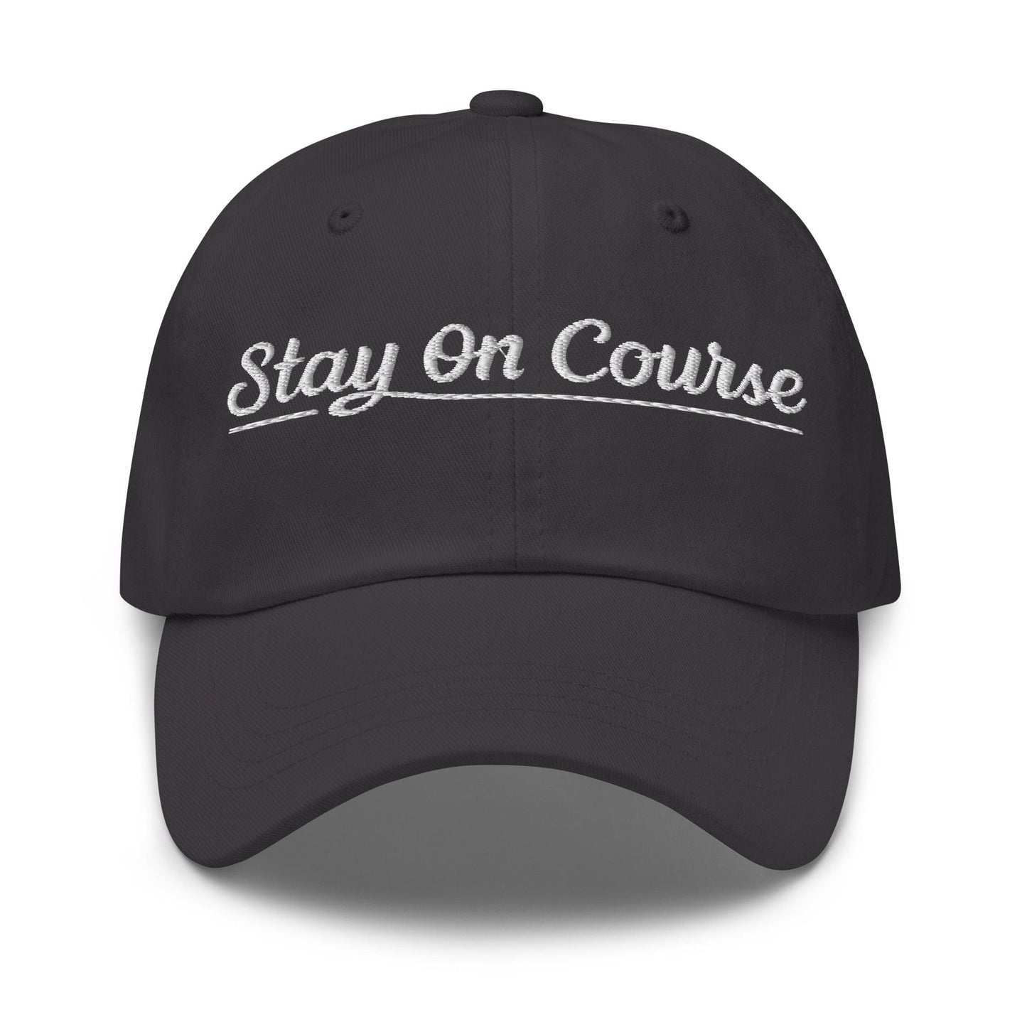 Stay On Course Embroidered Golf Cap - Funny Golf Tee by Swing Epic