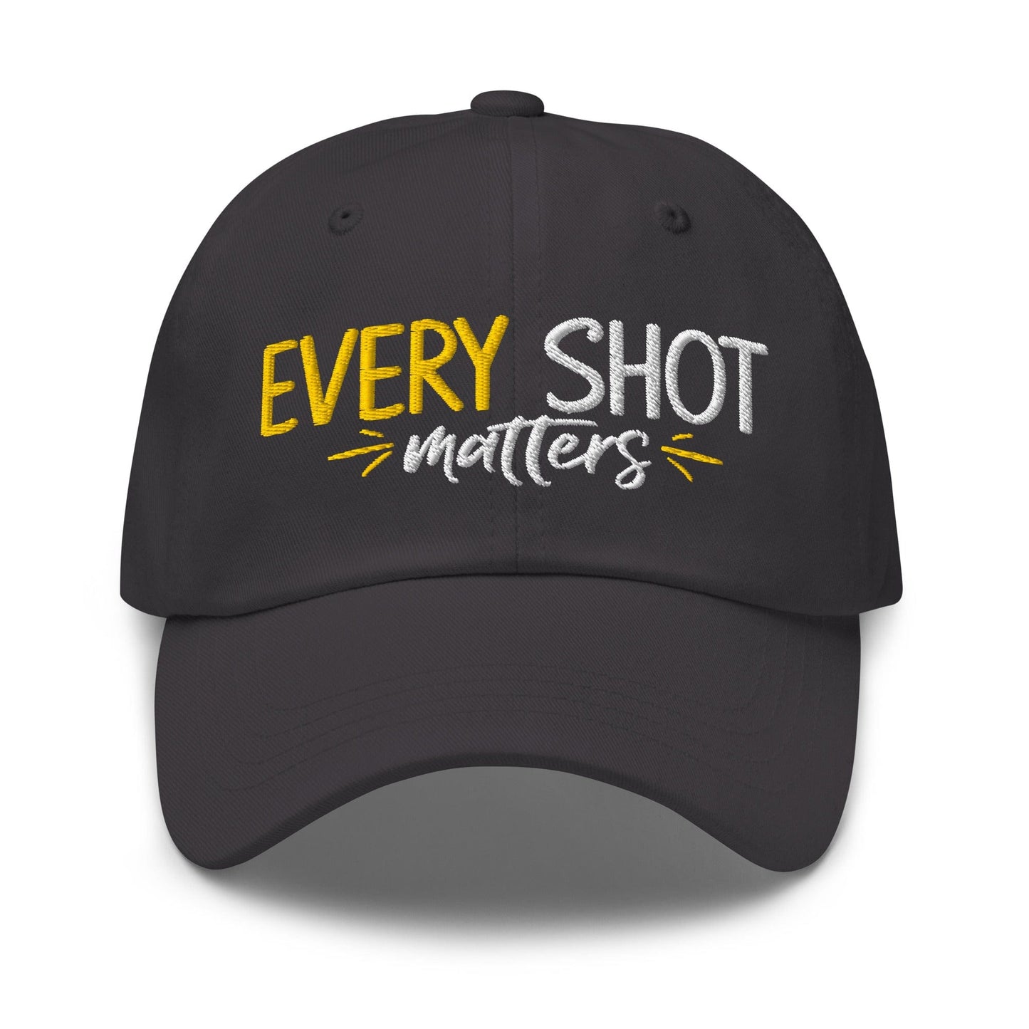Every Shot Matters Embroidered Golf Cap - Funny Golf Tee by Swing Epic