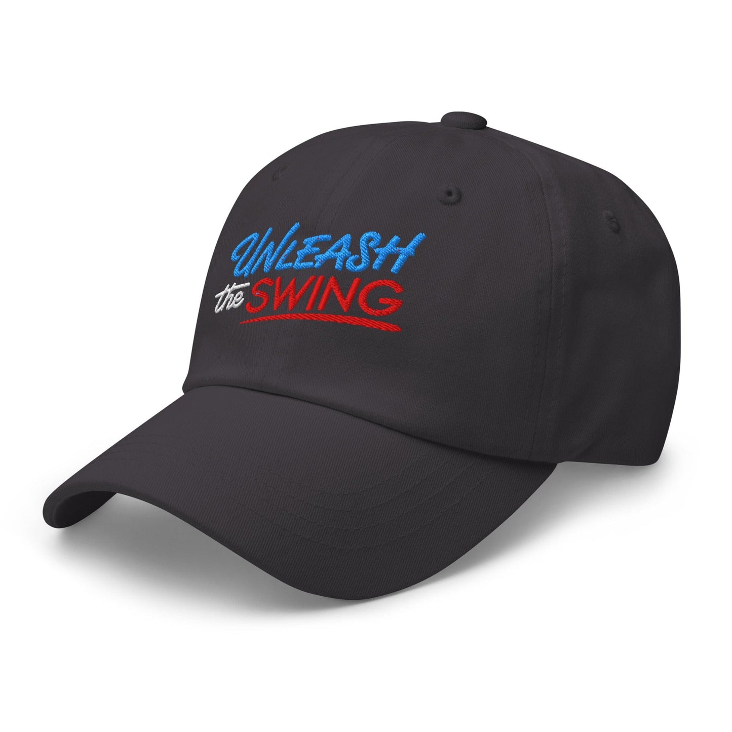 Unleash The Swing Embroidered Golf Cap - Funny Golf Tee by Swing Epic