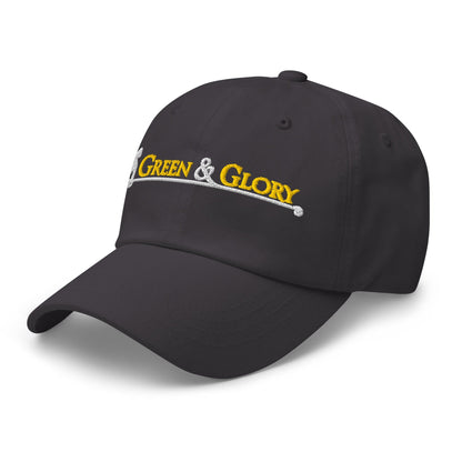 Green & Glory Embroidered Golf Cap - Funny Golf Tee by Swing Epic