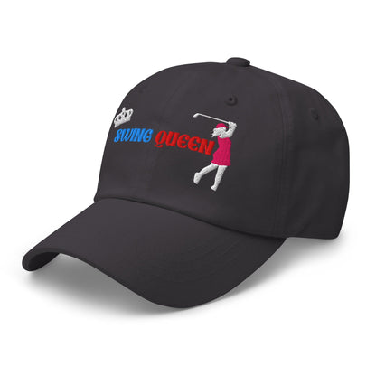 Swing Queen Embroidered Golf Cap - Funny Golf Tee by Swing Epic