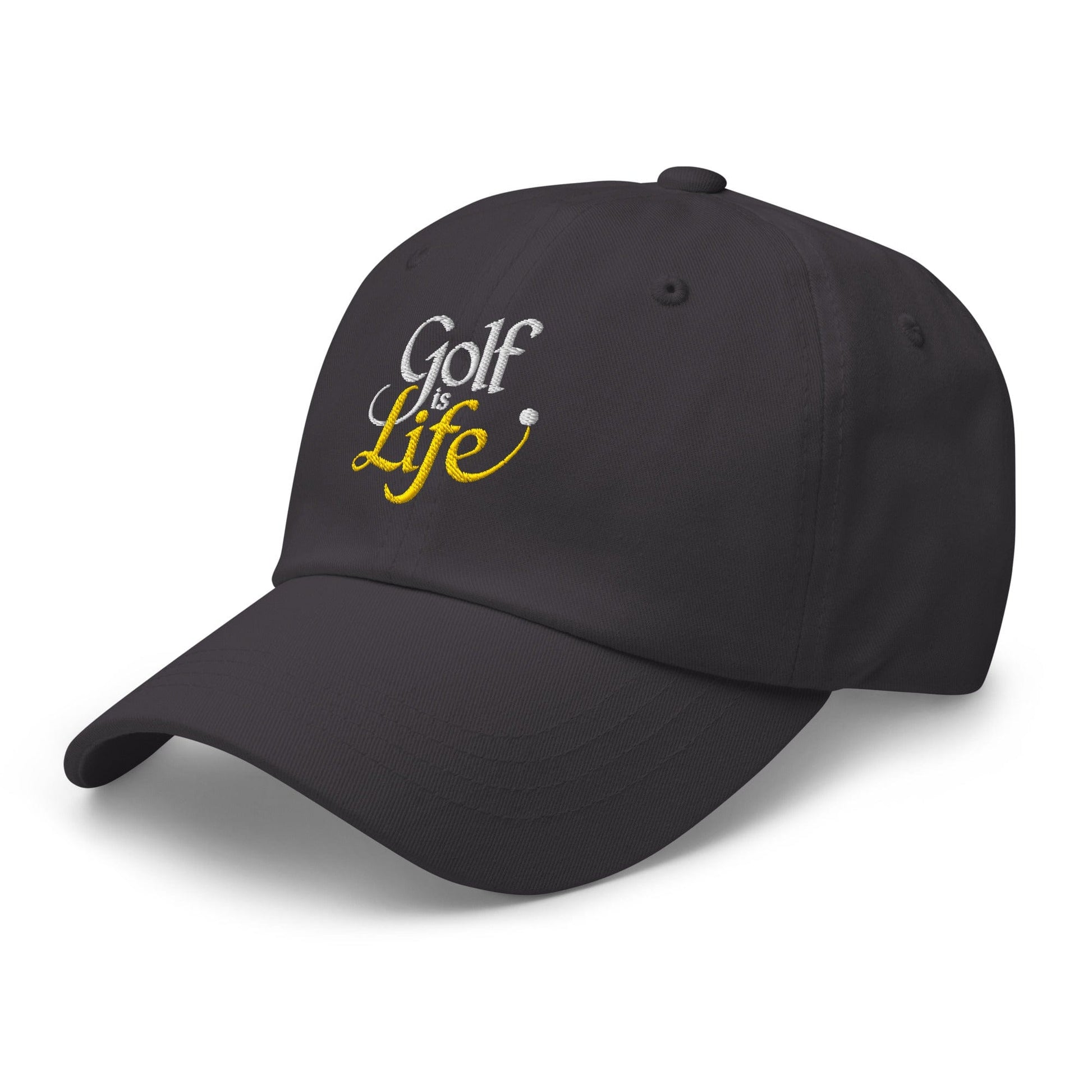 Golf is Life Embroidered Golf Cap - Funny Golf Tee by Swing Epic