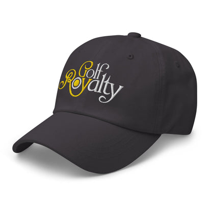 Golf Royalty Quirky Fun Embroidered Golf Cap - Funny Golf Tee by Swing Epic