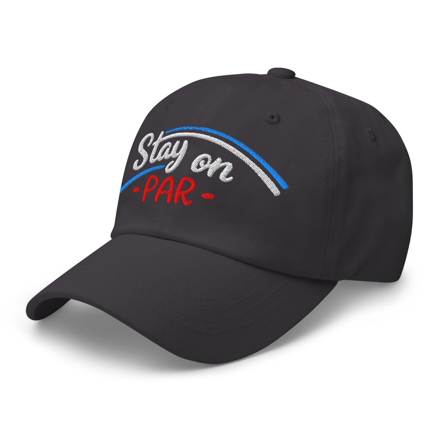 Stay on Par Embroidered Golf Cap - Funny Golf Tee by Swing Epic