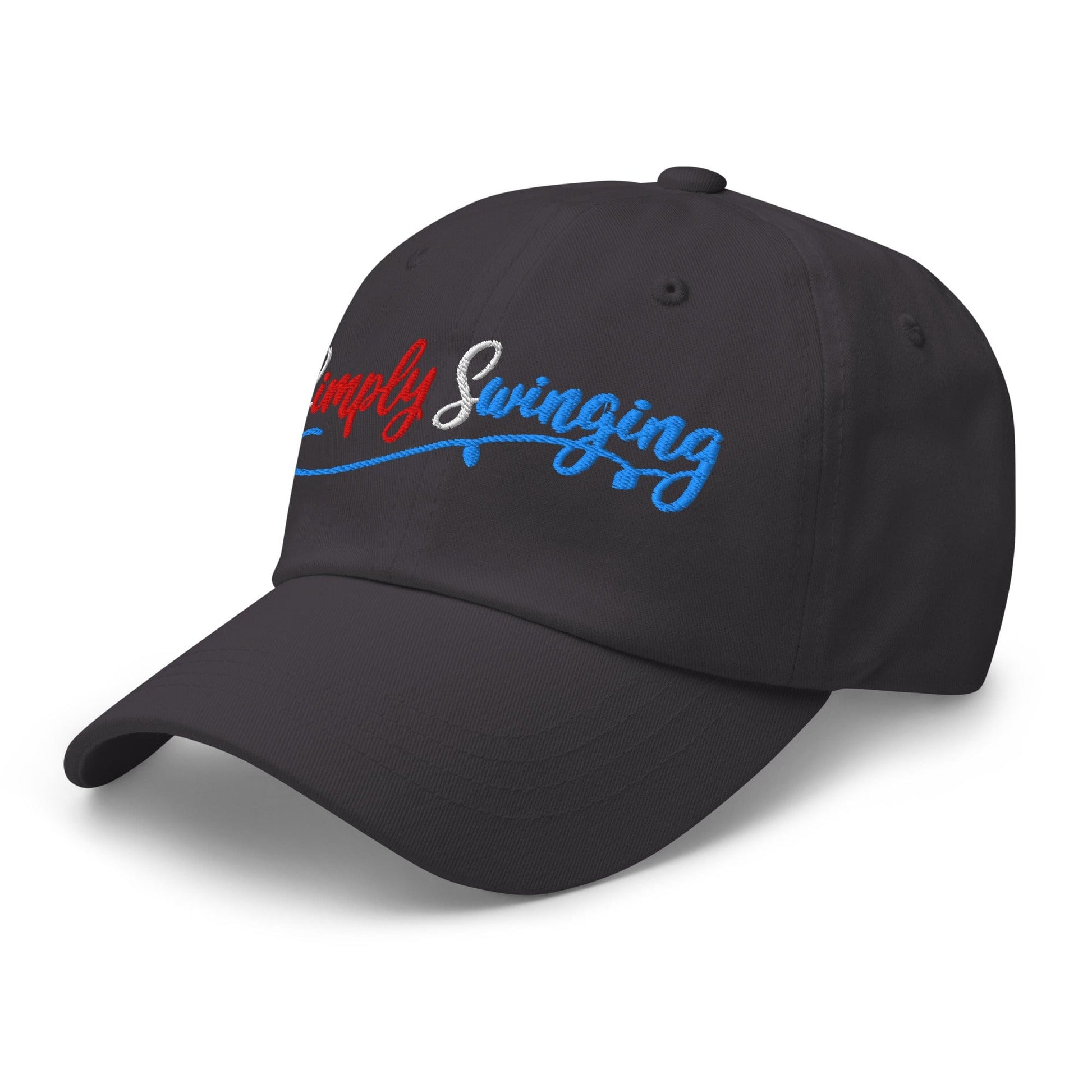 Simply Swinging Quirky Fun Embroidered Golf Cap - Funny Golf Tee by Swing Epic