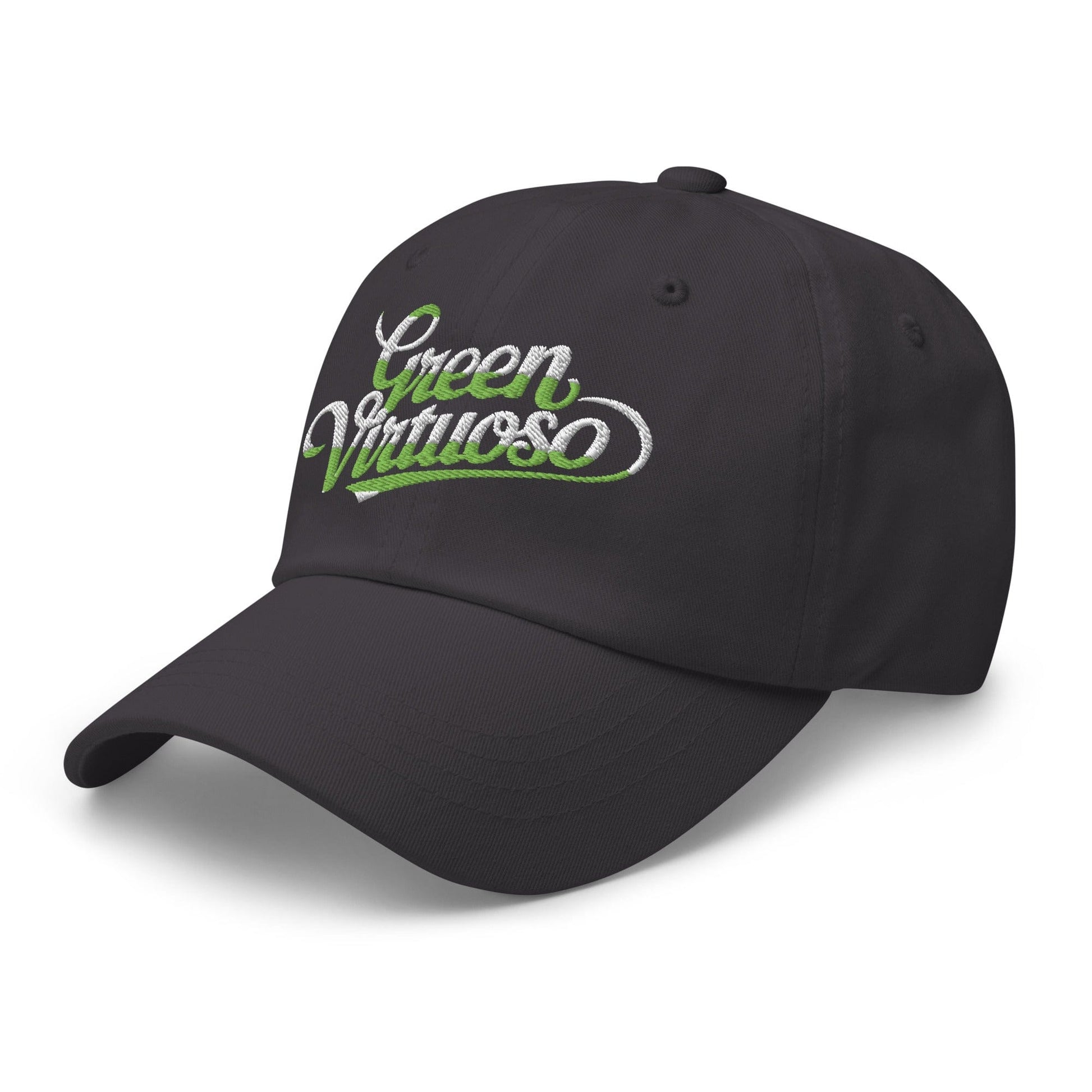 Green Virtuoso Embroidered Golf Cap - Funny Golf Tee by Swing Epic