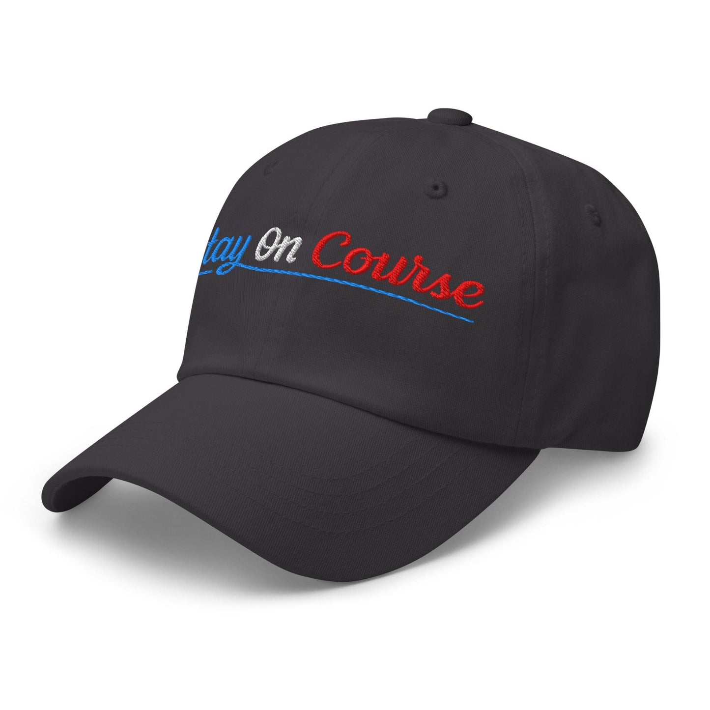 Stay On Course Embroidered Golf Cap - Funny Golf Tee by Swing Epic
