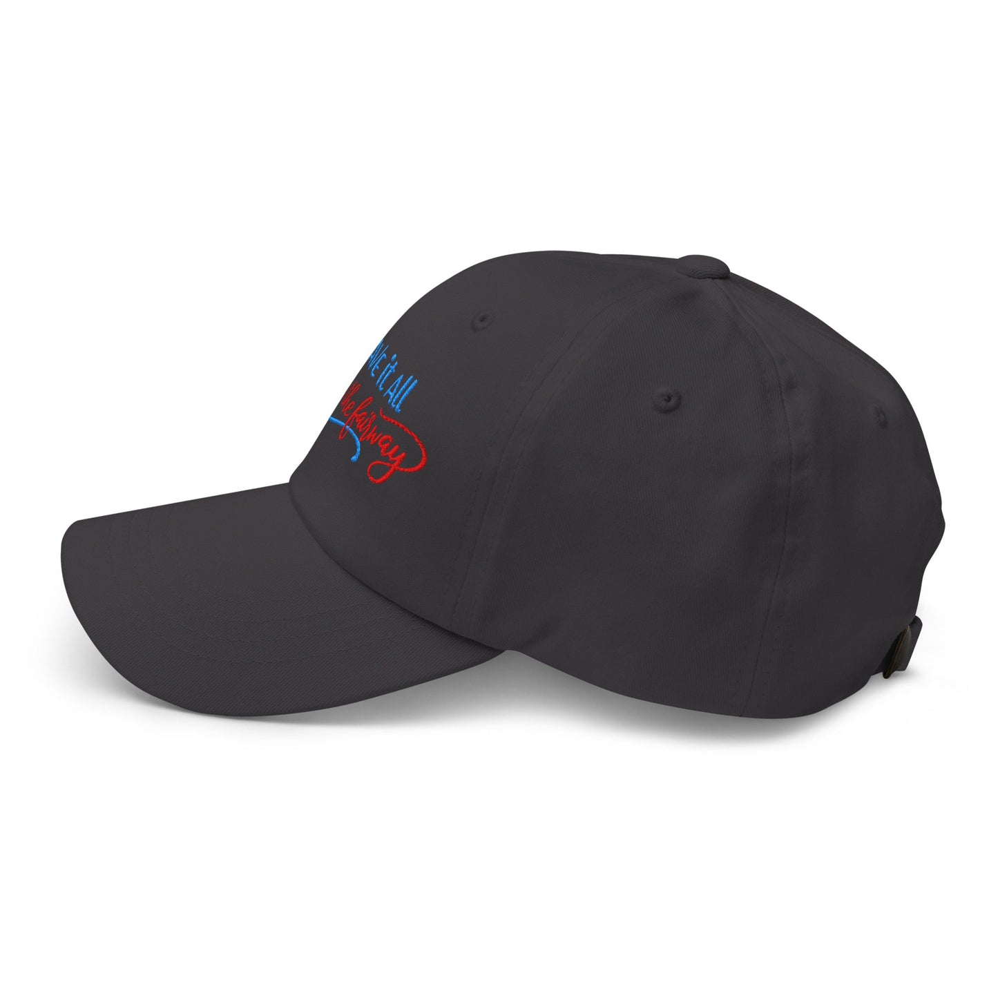 Leave it All on The Fairway Fun and Unique Embroidered Golf Cap - Funny Golf Tee by Swing Epic