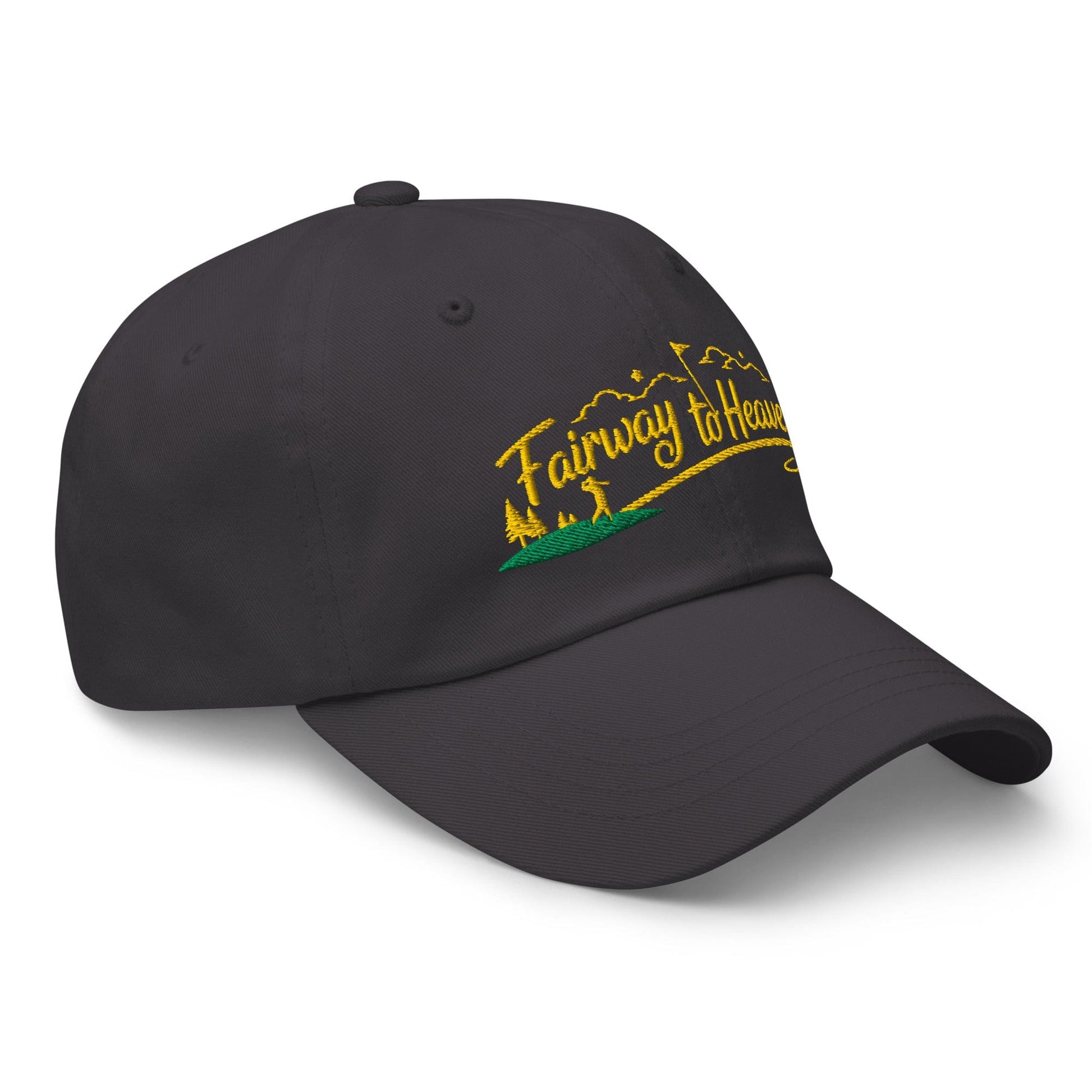 Fairway to Heaven Embroidered Golf Cap - Funny Golf Tee by Swing Epic