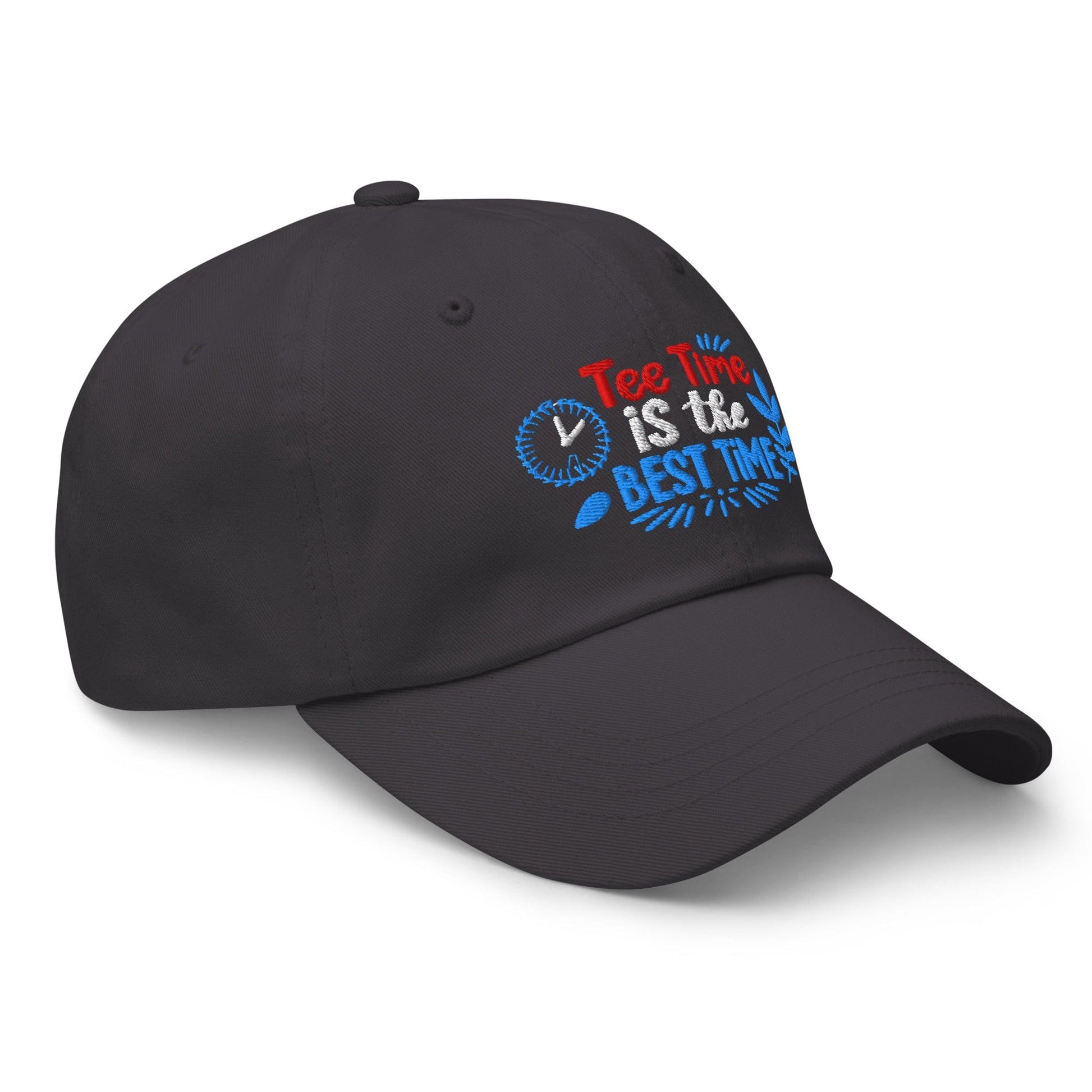 Tee Time is the Best Time Embroidered Golf Cap - Funny Golf Tee by Swing Epic
