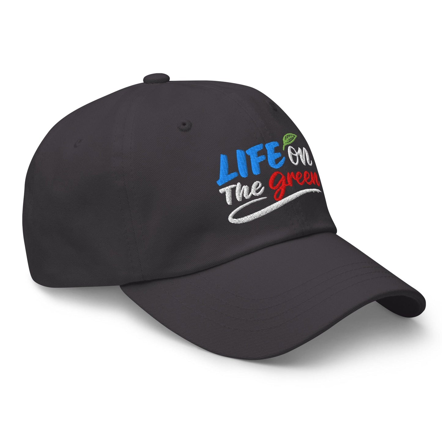 LIFE on The Green Embroidered Golf Cap - Funny Golf Tee by Swing Epic