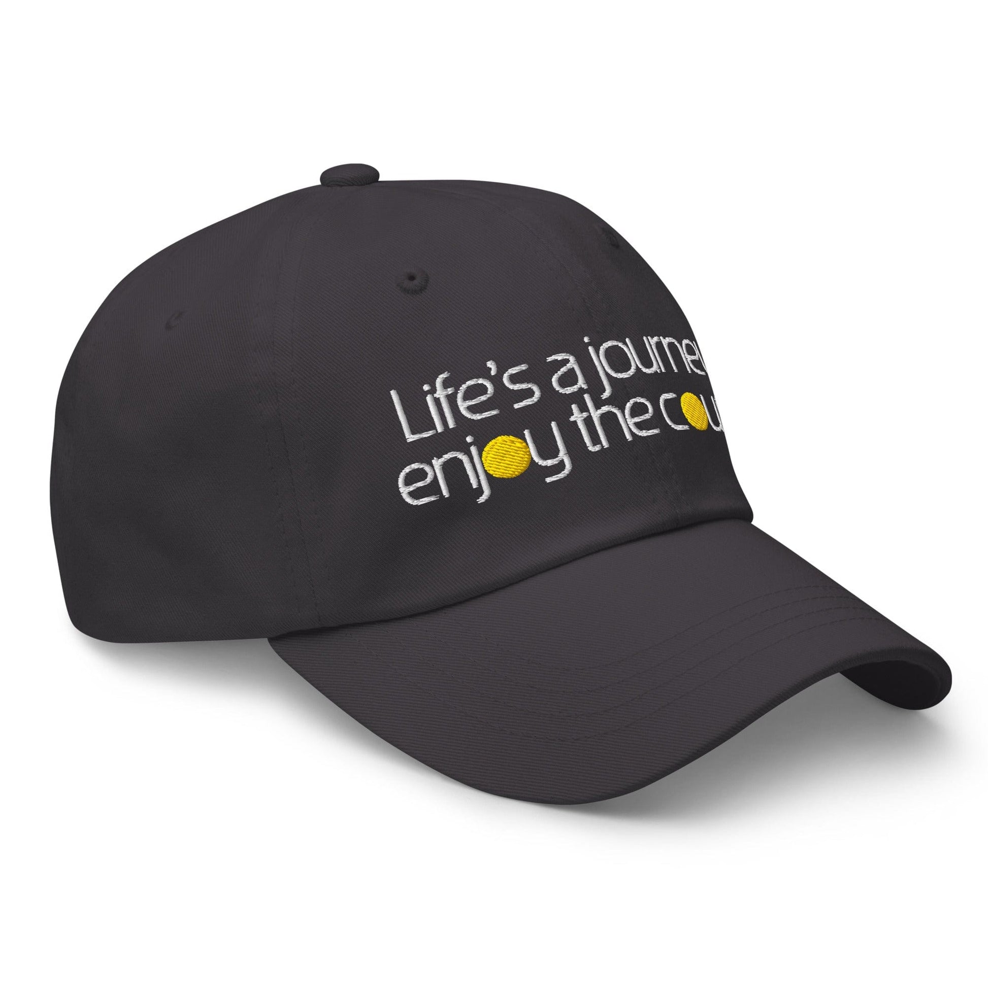 Life's a Journey Enjoy the Course Embroidered Golf Cap - Funny Golf Tee by Swing Epic