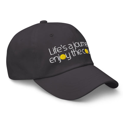 Life's a Journey Enjoy the Course Embroidered Golf Cap - Funny Golf Tee by Swing Epic
