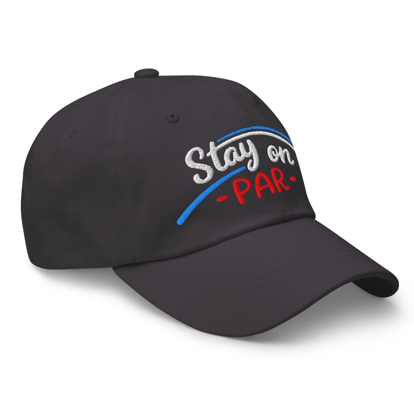 Stay on Par Embroidered Golf Cap - Funny Golf Tee by Swing Epic