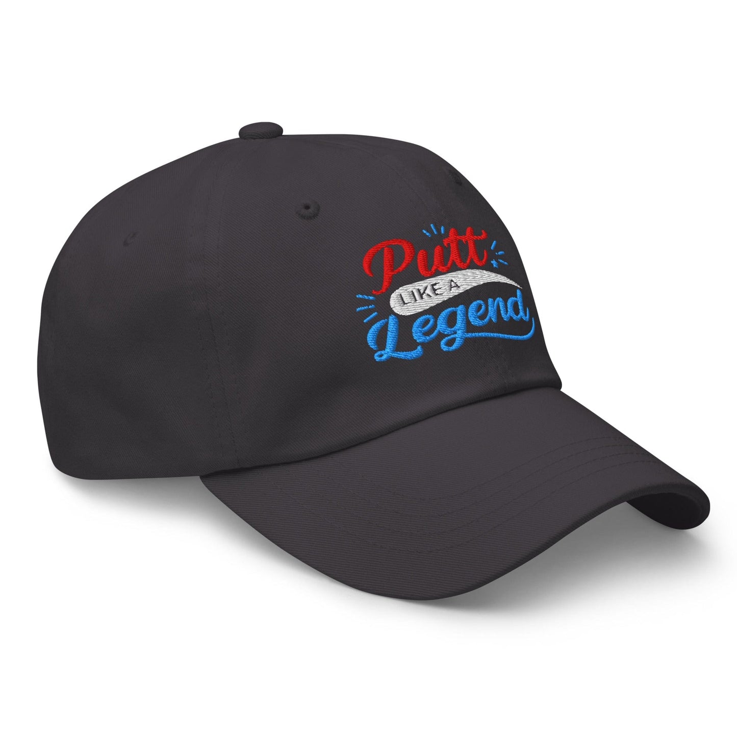 Putt Like A Legend Fun and Unique Embroidered Golf Cap - Funny Golf Tee by Swing Epic