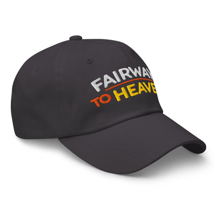 Fairway To Heaven Fun Spirit Embroidered Golf Cap - Funny Golf Tee by Swing Epic