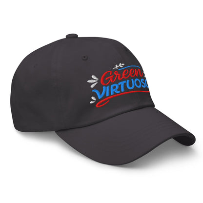 Green Virtuoso Masterpiece Design Embroidered Golf Cap - Funny Golf Tee by Swing Epic