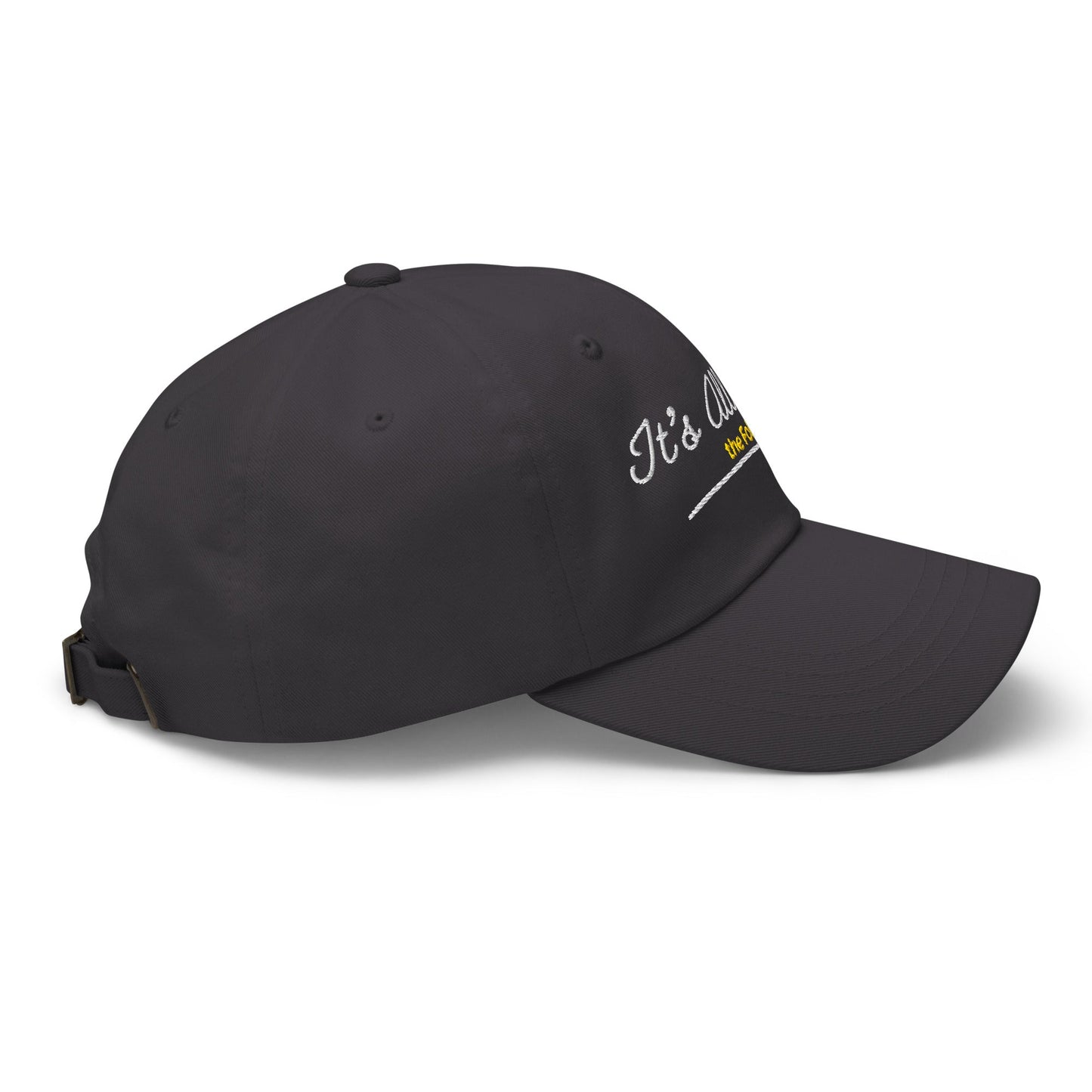 It's All About the Follow-Through Embroidered Golf Cap - Funny Golf Tee by Swing Epic