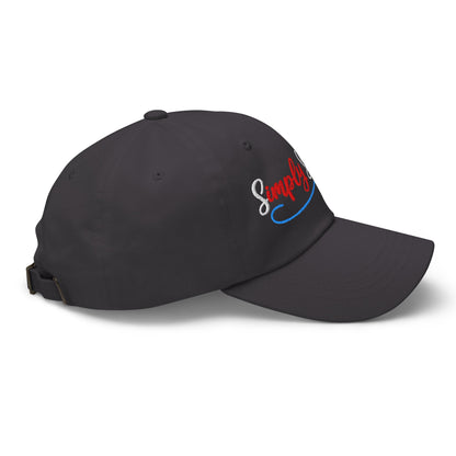 Simply Swinging Quirky Fun Embroidered Golf Cap - Funny Golf Tee by Swing Epic