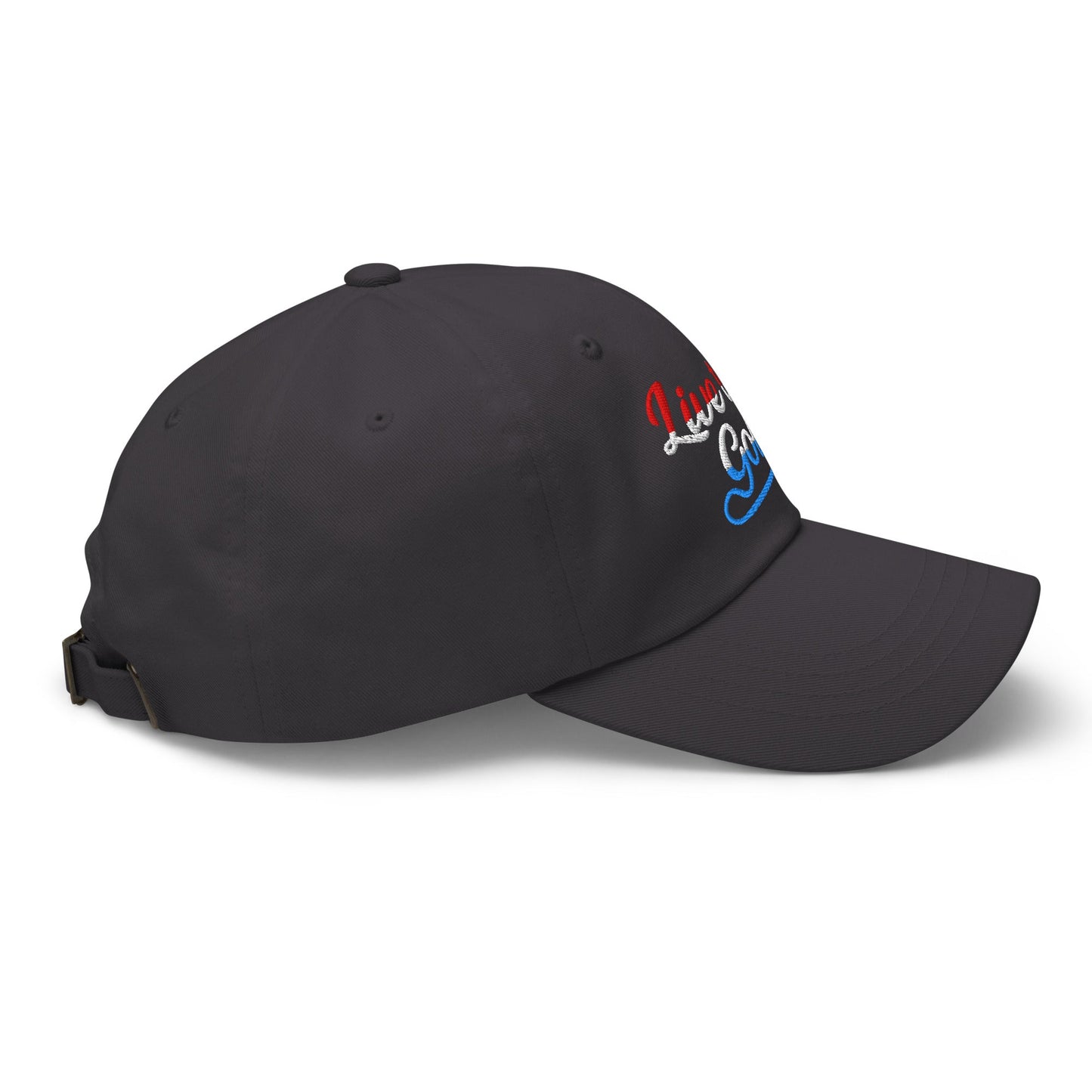 Live to Golf Fun Embroidered Golf Cap - Funny Golf Tee by Swing Epic