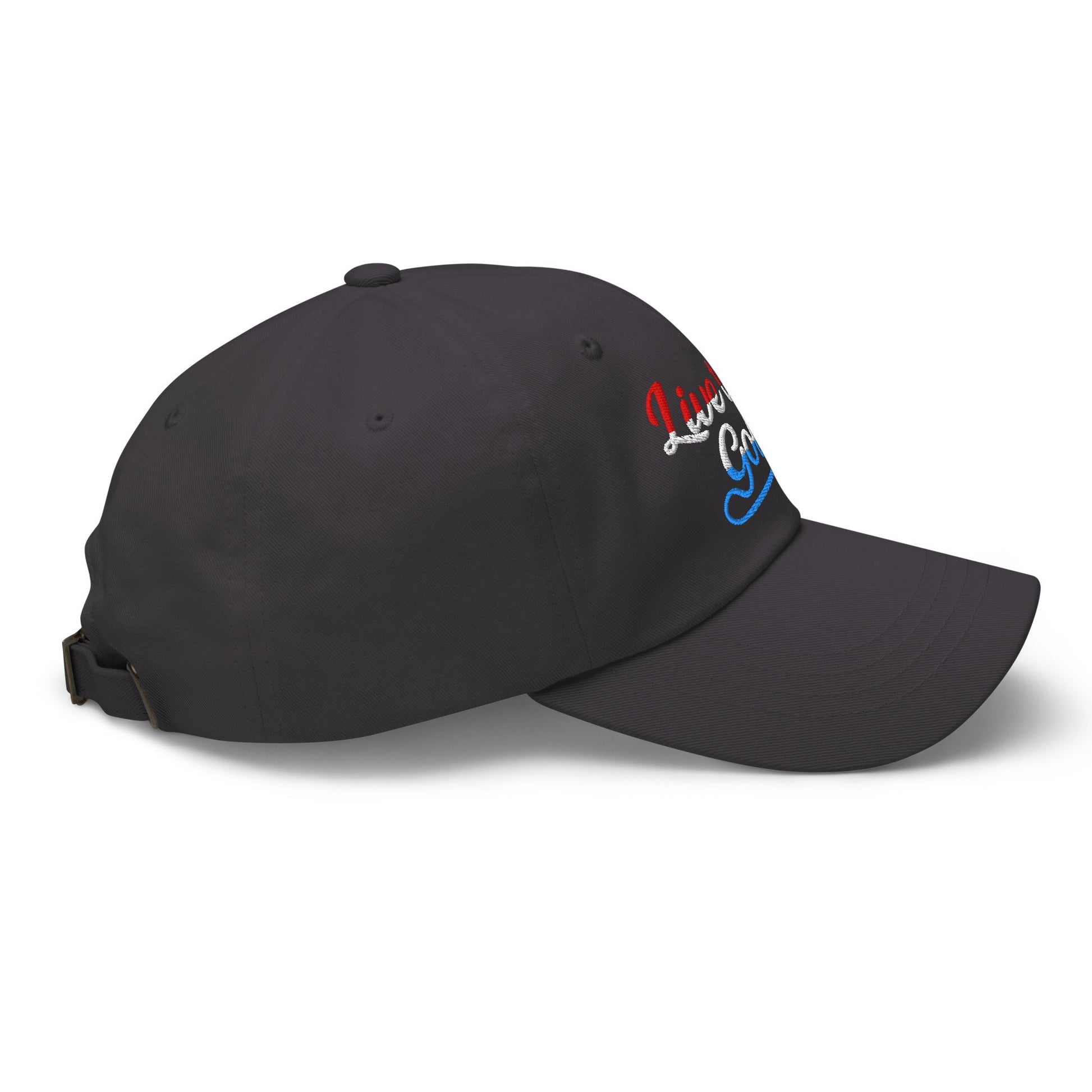 Live to Golf Fun Embroidered Golf Cap - Funny Golf Tee by Swing Epic