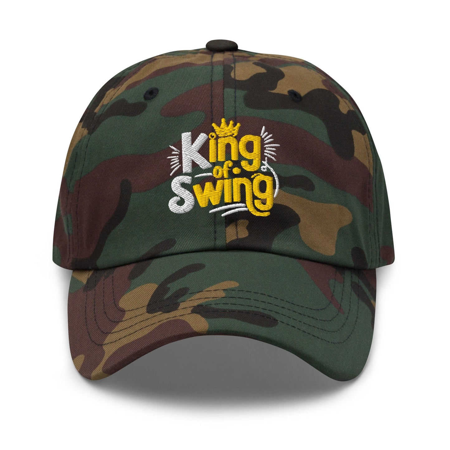 King of Swing Embroidered Golf Cap - Funny Golf Tee by Swing Epic