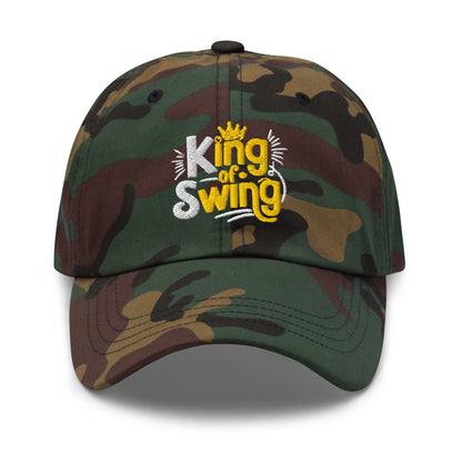 King of Swing Embroidered Golf Cap - Funny Golf Tee by Swing Epic