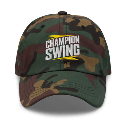 Champion Swing Cool Embroidered Golf Cap - Funny Golf Tee by Swing Epic