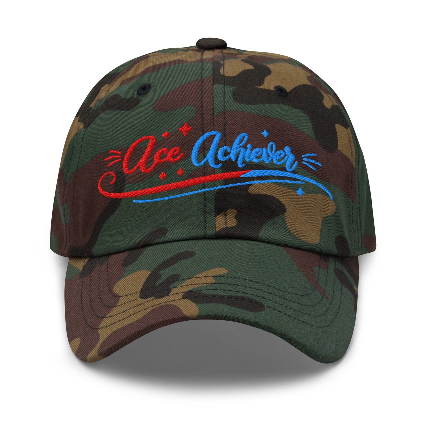 Ace Achiever Sparkle Magic Swirl Embroidered Golf Cap - Funny Golf Tee by Swing Epic