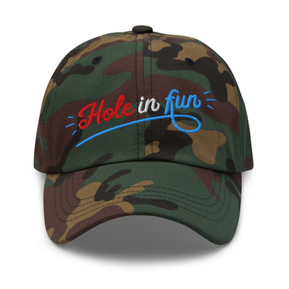 Hole in Fun Embroidered Golf Cap - Funny Golf Tee by Swing Epic