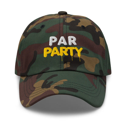 Par Party Fun Embroidered Golf Cap - Funny Golf Tee by Swing Epic