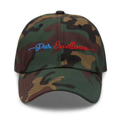 Par Excellence Embroidered Golf Cap - Funny Golf Tee by Swing Epic