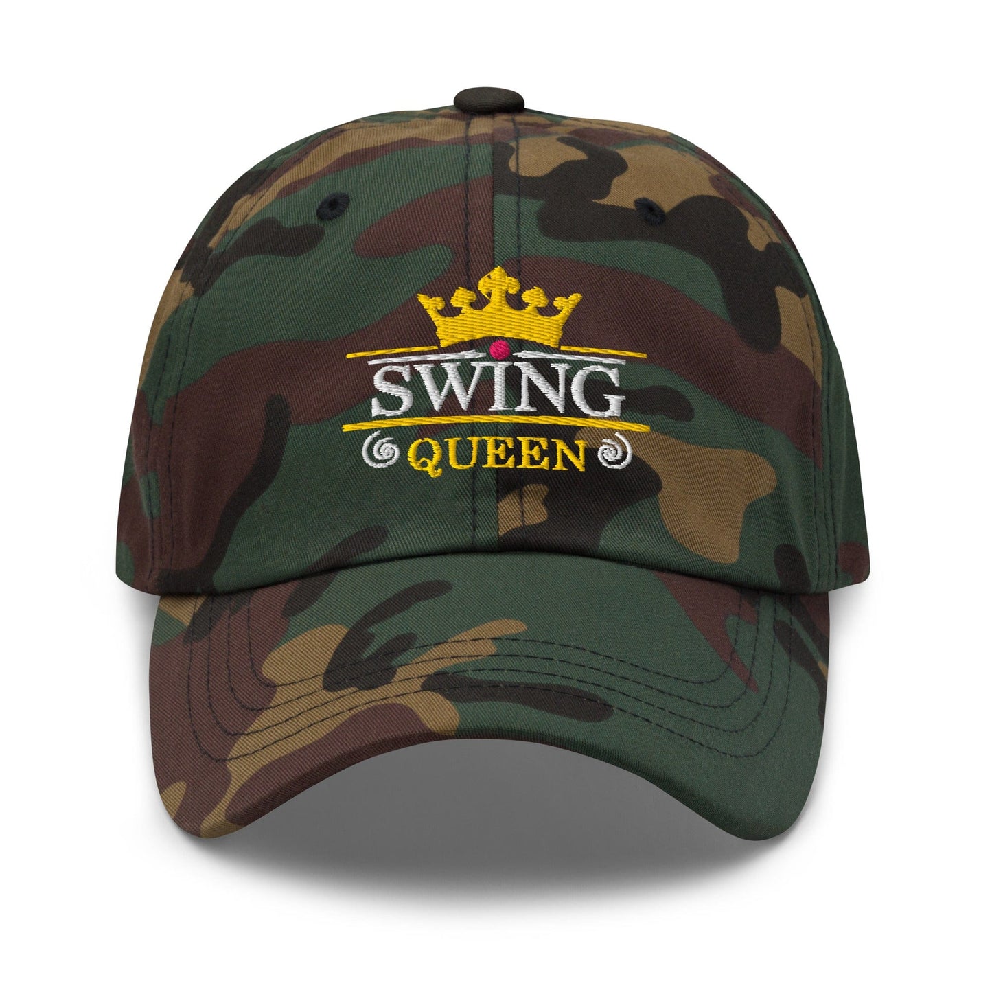 Swing Queen Embroidered Golf Cap - Funny Golf Tee by Swing Epic