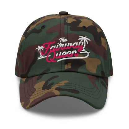 The Fairway Queen Embroidered Golf Cap - Funny Golf Tee by Swing Epic