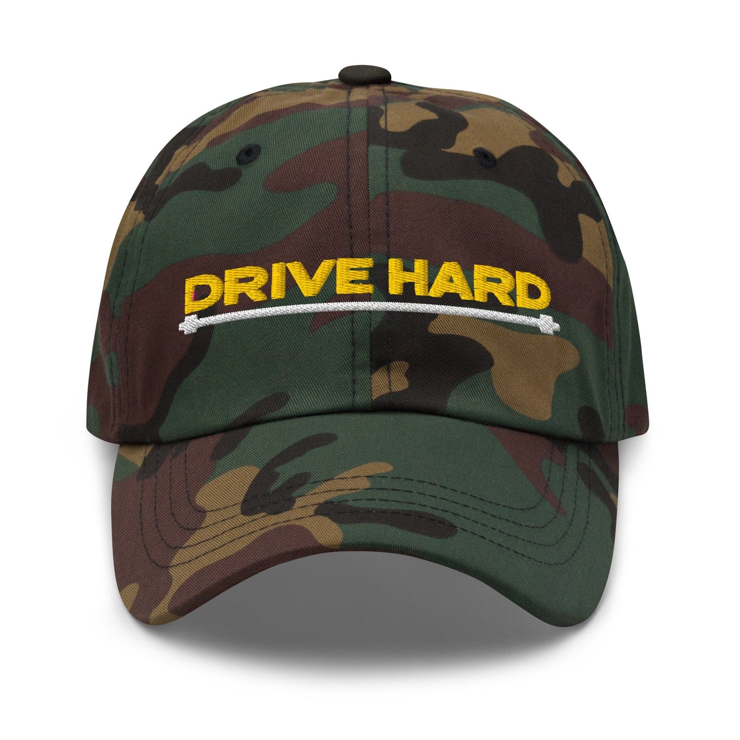 Drive Hard Embroidered Golf Cap - Funny Golf Tee by Swing Epic