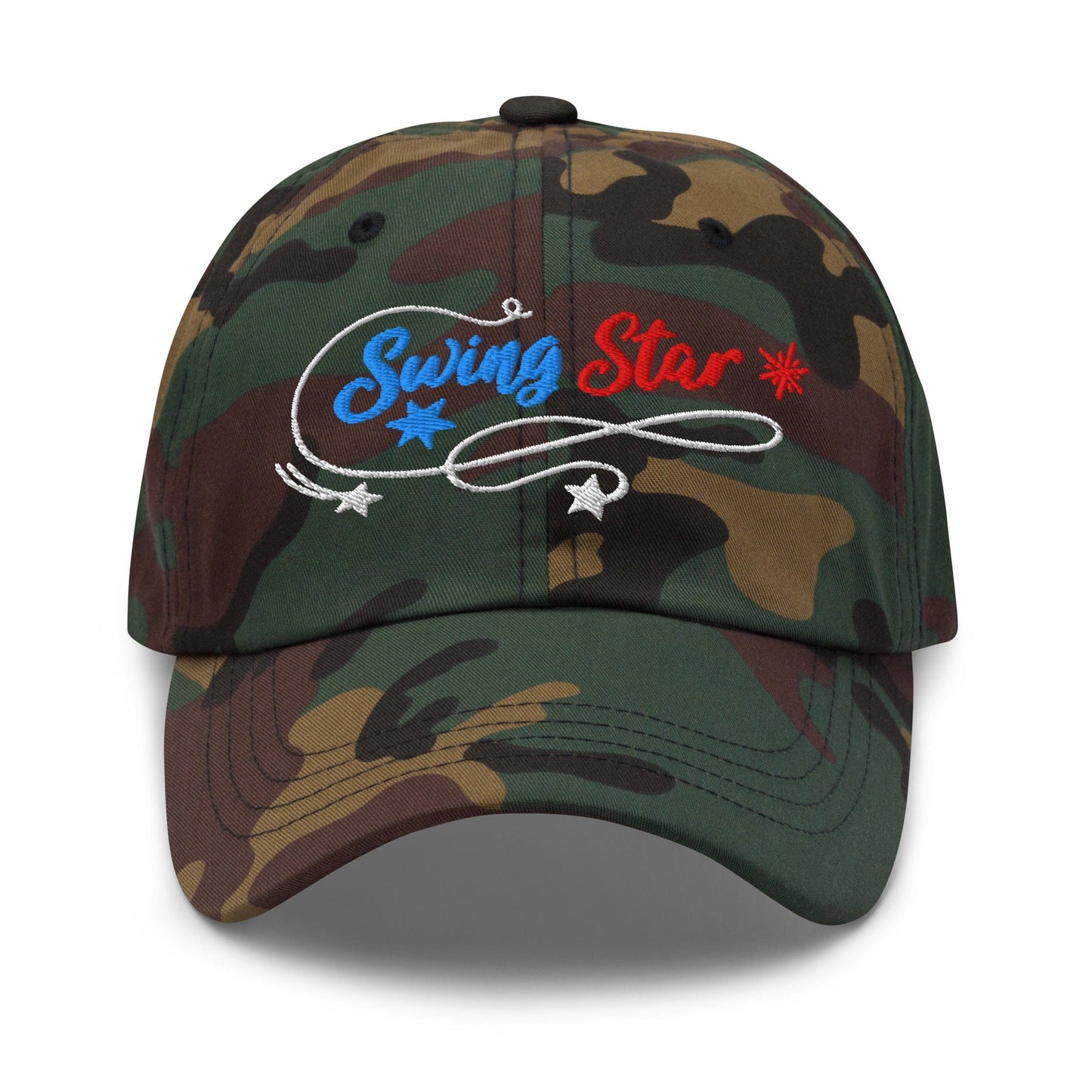 Swing Star's Celestial Charm Embroidered Golf Cap - Funny Golf Tee by Swing Epic