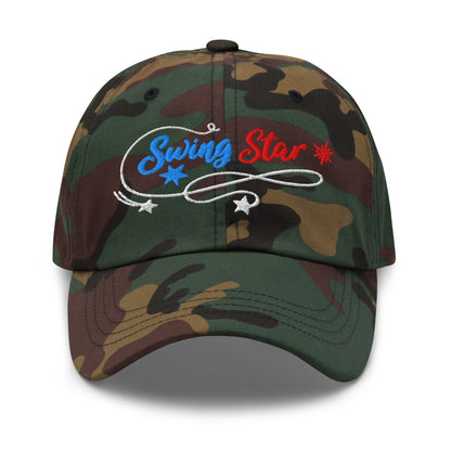 Swing Star's Celestial Charm Embroidered Golf Cap - Funny Golf Tee by Swing Epic