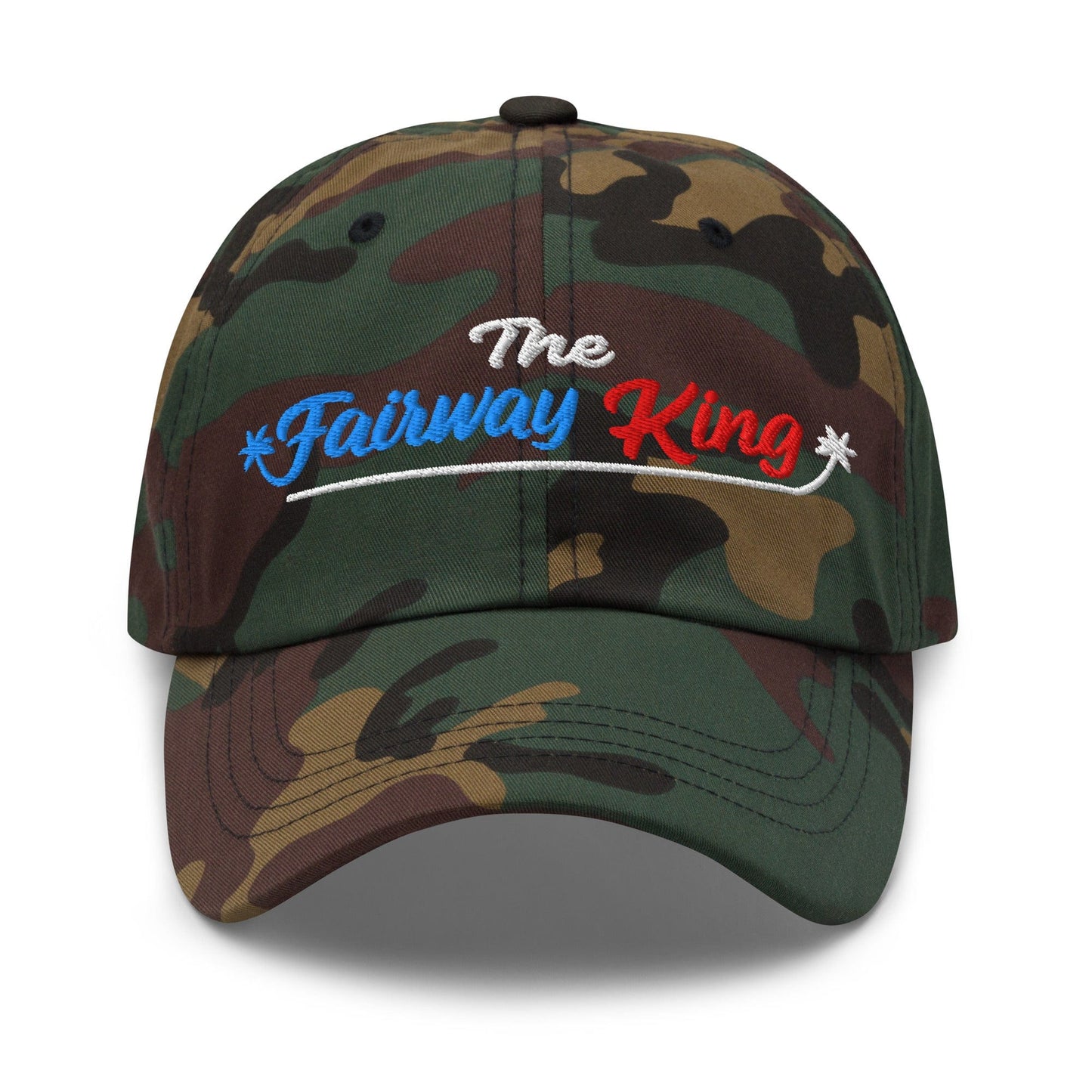 The Fairway King Embroidered Golf Cap - Funny Golf Tee by Swing Epic