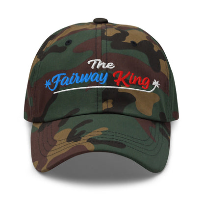 The Fairway King Embroidered Golf Cap - Funny Golf Tee by Swing Epic