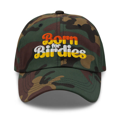 Born for Birdies Fun Sporty Embroidered Golf Cap - Funny Golf Tee by Swing Epic