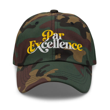 Par Excellence Embroidered Golf Cap - Funny Golf Tee by Swing Epic