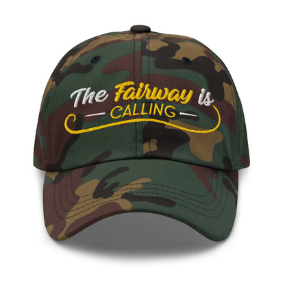 The Fairway is Calling Funny Embroidered Golf Cap - Funny Golf Tee by Swing Epic