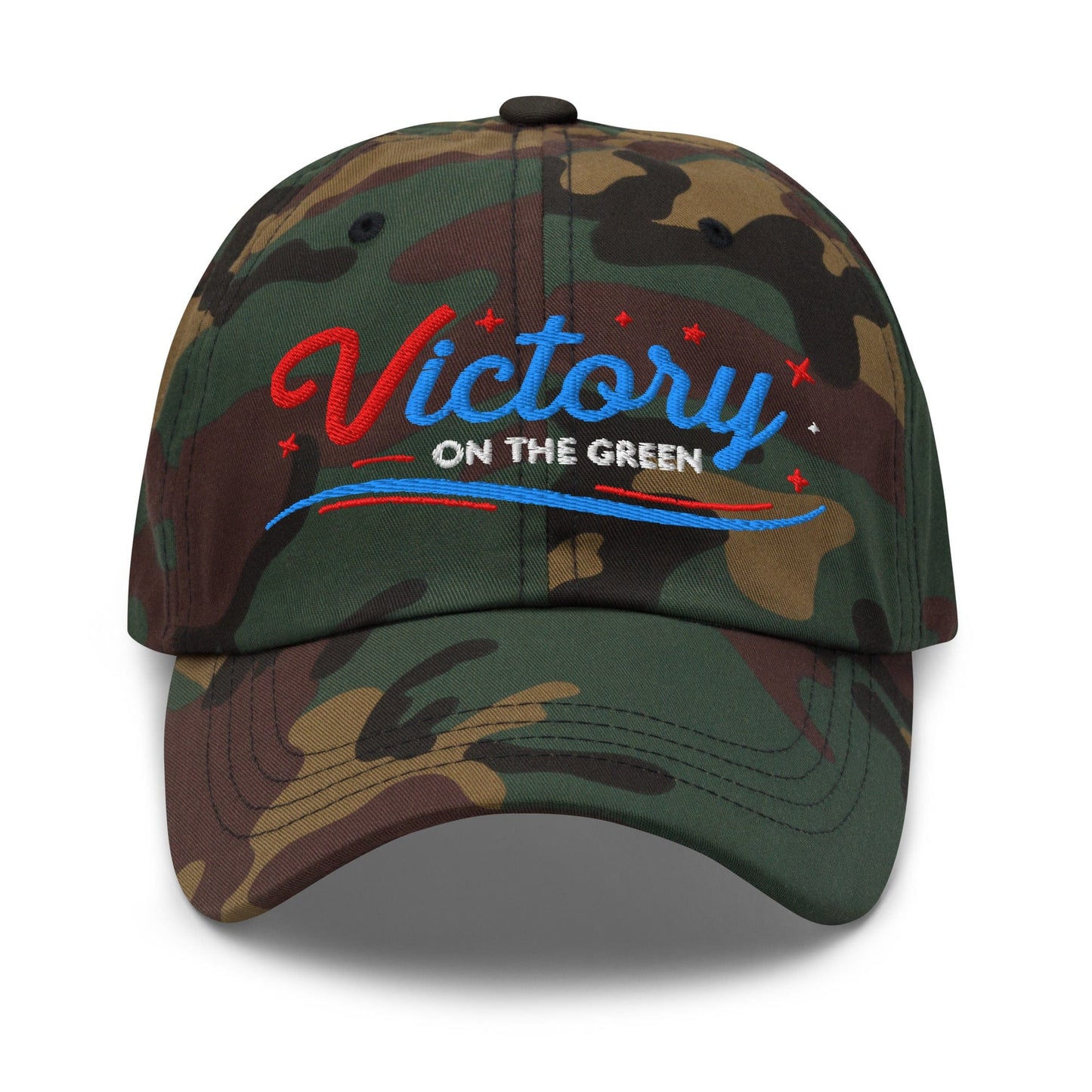 Victory On The Green Embroidered Golf Cap - Funny Golf Tee by Swing Epic