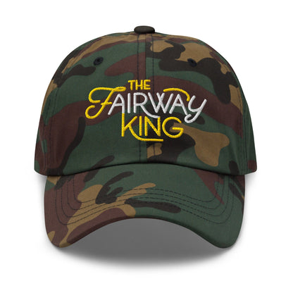 The Fairway King Embroidered Golf Cap - Funny Golf Tee by Swing Epic
