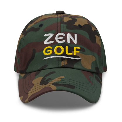 Zen Golf Embroidered Golf Cap - Funny Golf Tee by Swing Epic