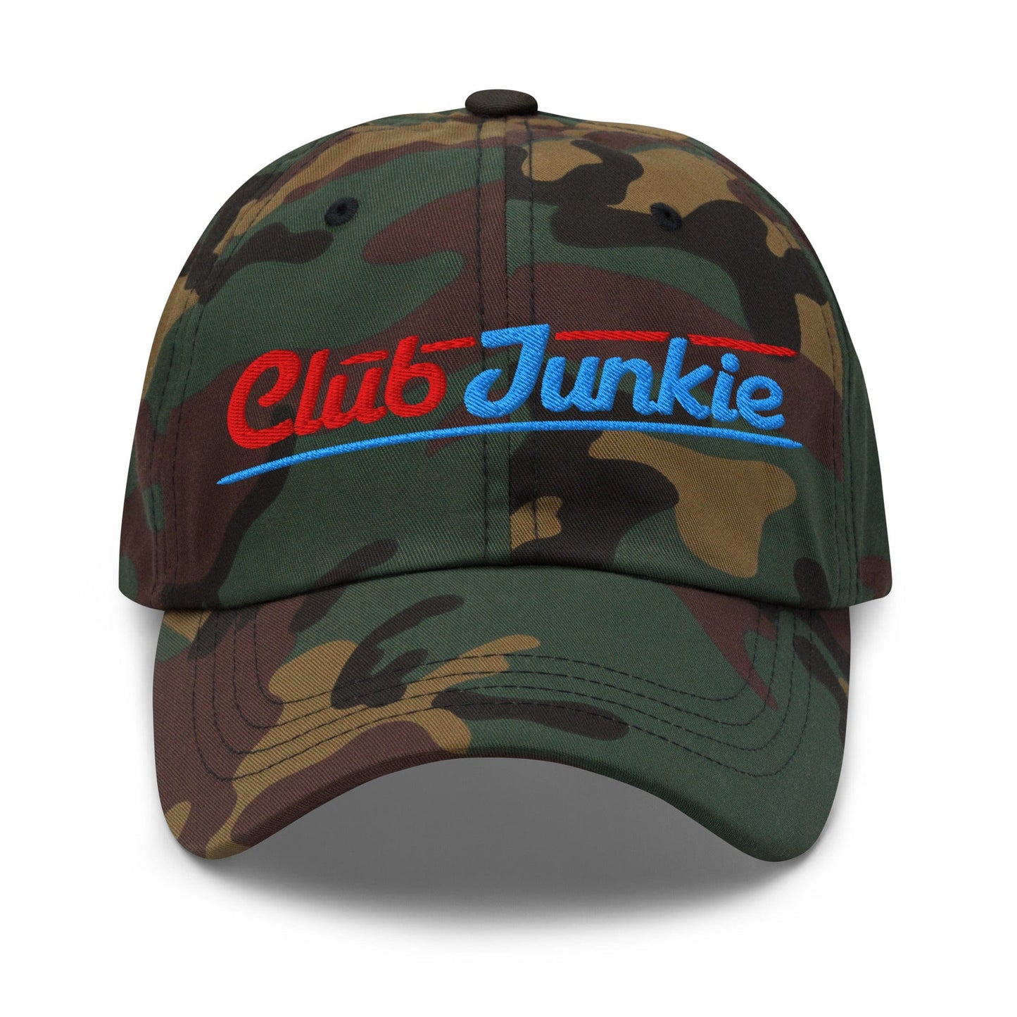 Club Junkie Embroidered Golf Cap - Funny Golf Tee by Swing Epic