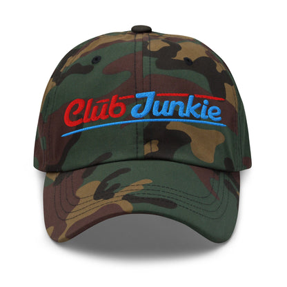 Club Junkie Embroidered Golf Cap - Funny Golf Tee by Swing Epic